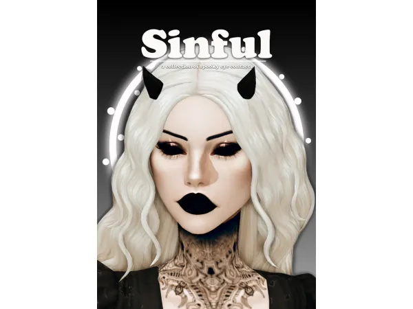 Maxis Match SINFUL a collection of spooky eye contacts by Lady Simmer - The Sims 4 Custom Content