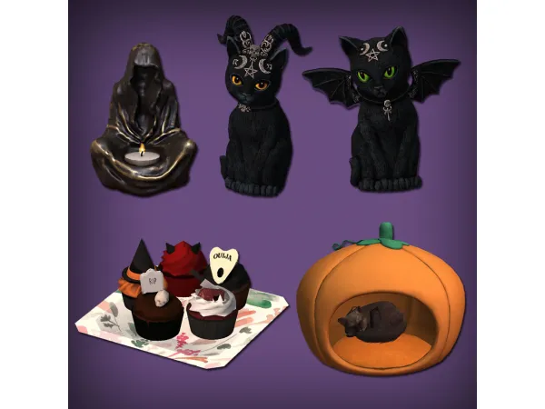 Halloween Set Conversion for - The Sims 2 Custom Content