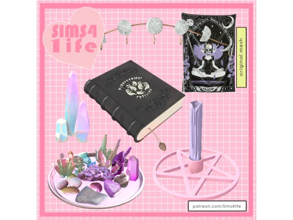 Alpha Witchy set part2 - The Sims 4 Custom Content