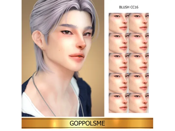 Alpha GPME GOLD Blush CC16 by GoppolsMe - The Sims 4 Custom Content