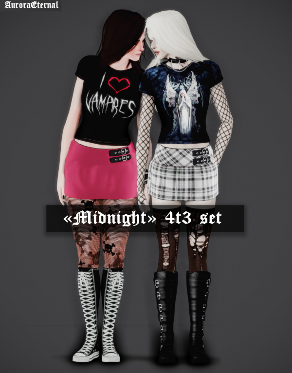 Twisted transistor skirt 4t3 by simsfinds - The Sims 3 Custom Content