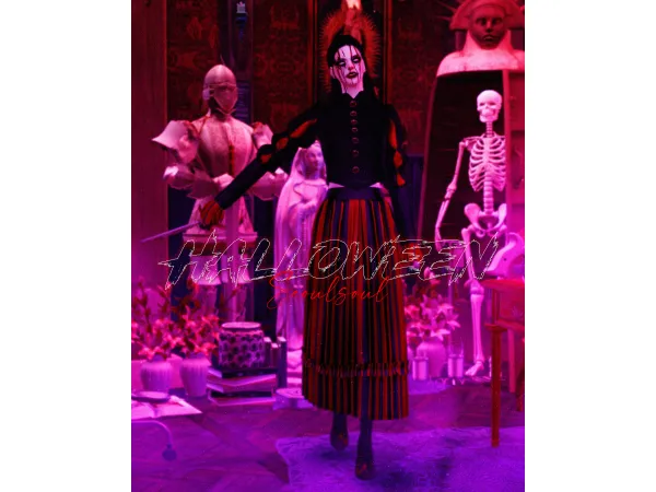 Alpha 2022 HALLOWEEN by SEOULSOUL - The Sims 4 Custom Content