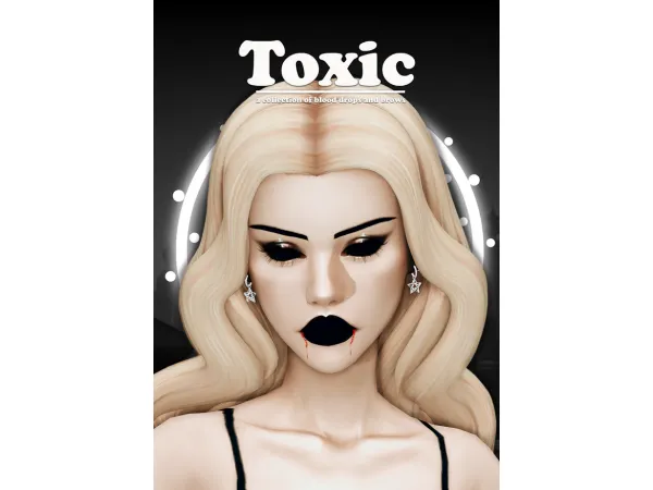 Maxis Match 41918880873999 TOXIC a collection of blood and brows 41918880873999 by Lady Simmer - The Sims 4 Custom Content