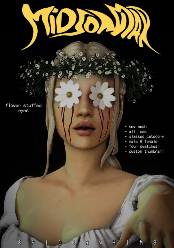 Alpha midsommar eyes by simsfinds - The Sims 4 Custom Content