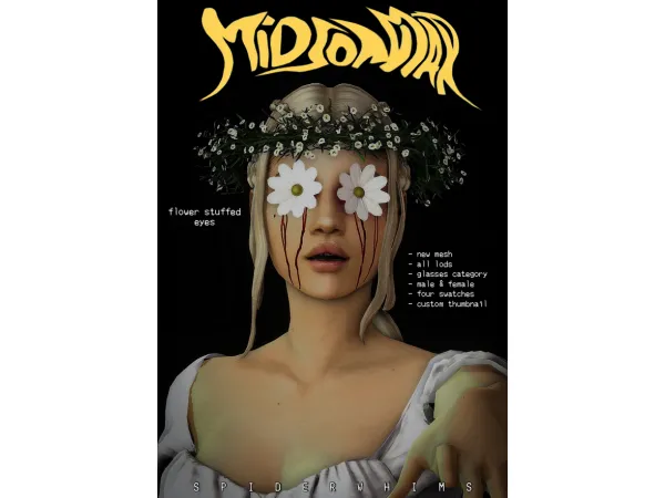 Alpha midsommar eyes by spiderwhims - The Sims 4 Custom Content
