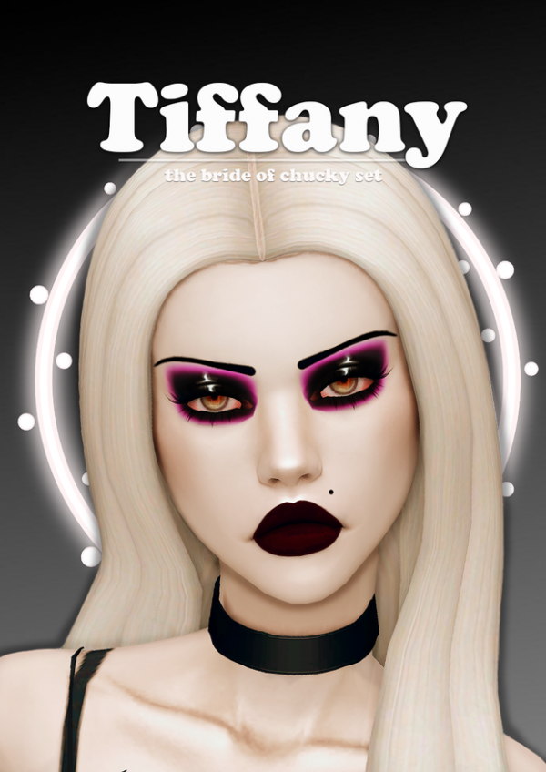 Maxis Match TIFFANY the bride of chucky set by simsfinds - The Sims 4 Custom Content