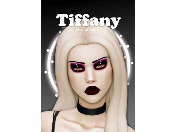 Maxis Match TIFFANY the bride of chucky set by Lady Simmer - The Sims 4 Custom Content
