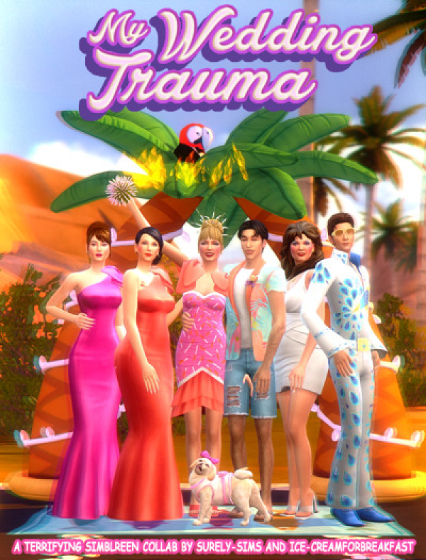 Maxis Match My Wedding Trauma A Simblreen 2022 Collab with Surely Sims creamforbreakfast by simsfinds - The Sims 4 Custom Content