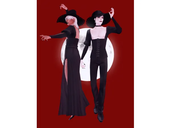 Mix Male Halloween Set 2022 by NELL - The Sims 4 Custom Content