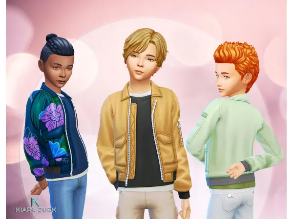 Maxis Match Jacket Flight for Boys by mystufforigin - The Sims 4 Custom Content