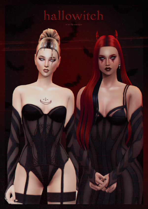 Maxis Match [EnriqueS4] Hallowitch Set by simsfinds - The Sims 4 Custom Content