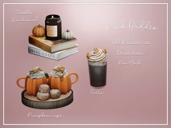 Alpha Fall Random Set - The Sims 4 Custom Content