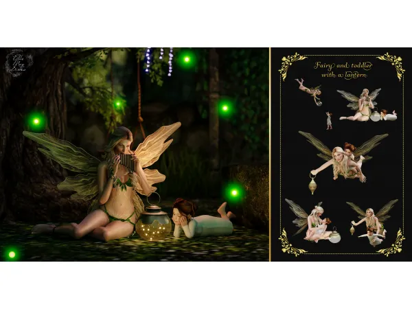 Fairy poses by EllieMaySims