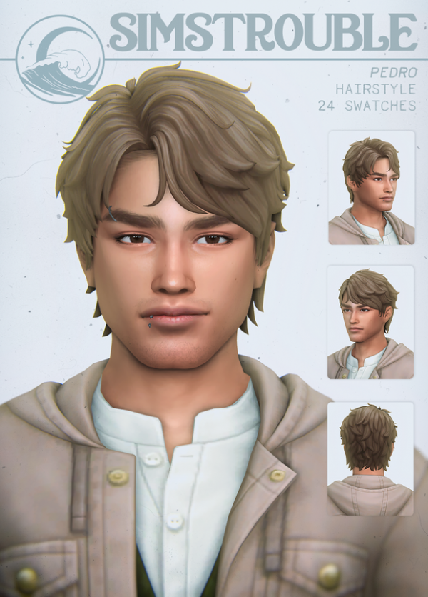 Maxis Match PEDRO by simsfinds - The Sims 4 Custom Content