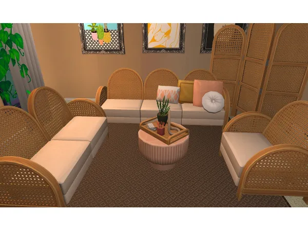 BOWED LIVING - The Sims 2 Custom Content