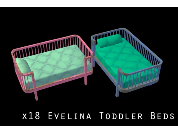 evelina toddler bed - The Sims 2 Custom Content