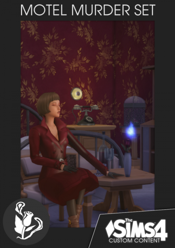 Maxis Match Motel Murder Set by simsfinds - The Sims 4 Custom Content