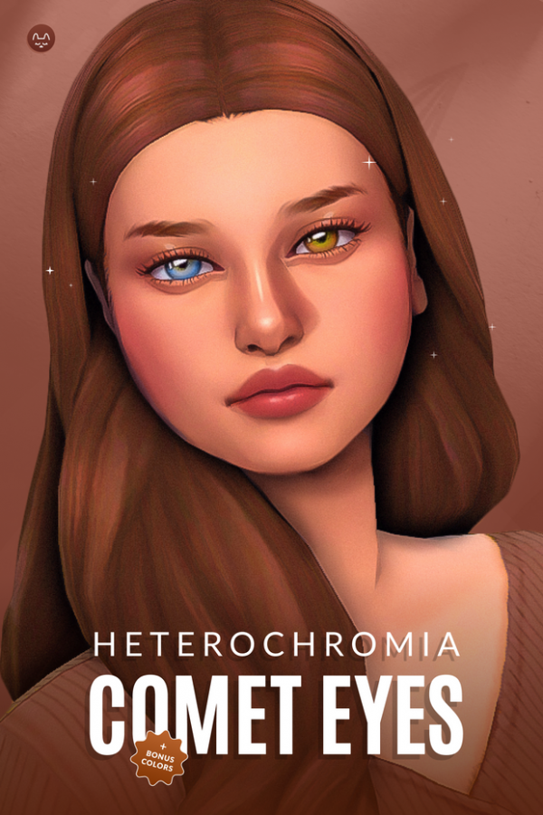 Maxis Match Comet Eyes Heterochromia by simsfinds - The Sims 4 Custom Content
