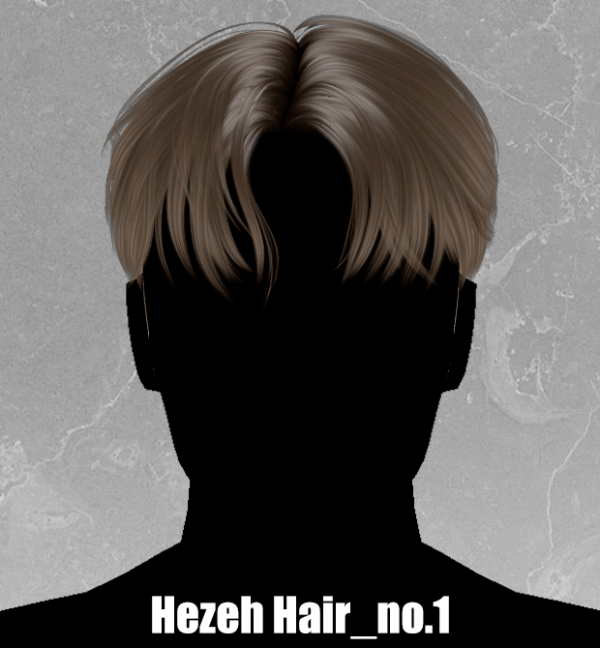 Alpha [Hezeh] Hair_No1 by simsfinds - The Sims 4 Custom Content