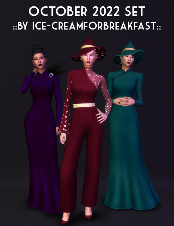 Maxis Match October 2022 Set creamforbreakfast by simsfinds - The Sims 4 Custom Content