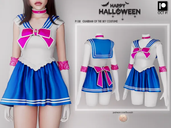 Alpha GUARDIAN OF THE SKY COSTUME P138 tr by busra - The Sims 4 Custom Content
