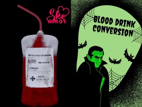 Alpha Blood Drink Conversion - The Sims 4 Custom Content