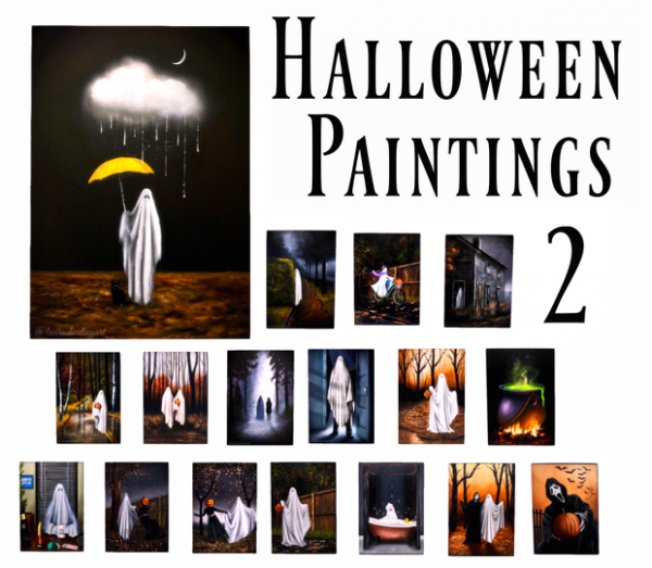 Alpha Halloween Paintings pt 2 Auditorehttpsc10patreonusercontentcom4patreon mediappost7360460212ee39efdd1840c185feb1965c70a6e7eyJ3Ijo2MjB91pngtoken time by simsfinds - The Sims 4 Custom Content