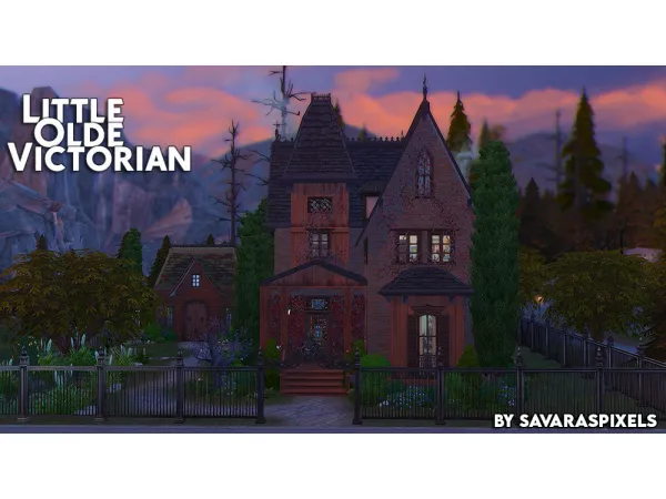 Maxis Match Little Olde Victorian - The Sims 4 Custom Content