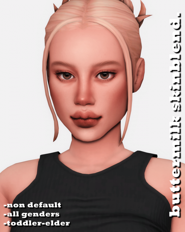 Maxis Match buttermilk skinblend by simsfinds - The Sims 4 Custom Content
