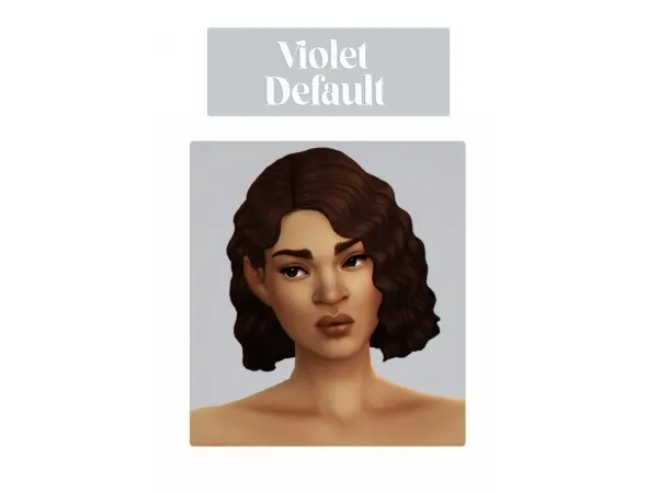 Maxis Match Violet Default Skin - The Sims 4 Custom Content