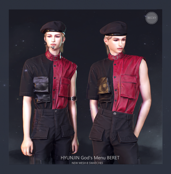 Alpha HYUNJIN God's Menu Armband Headset by simsfinds - The Sims 4 Custom Content