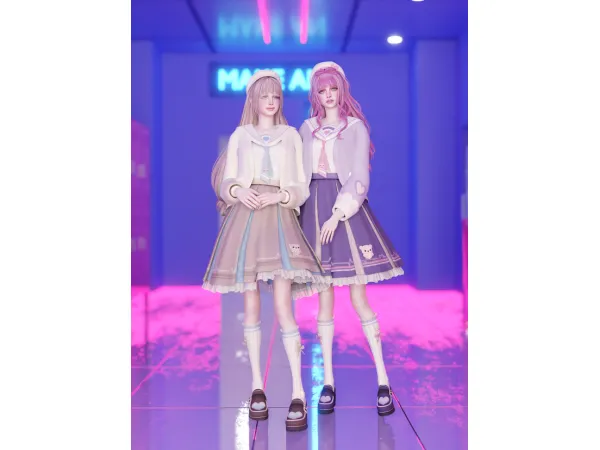 Alpha Shining Nikki Green Love Song by Simsonico - The Sims 4 Custom Content
