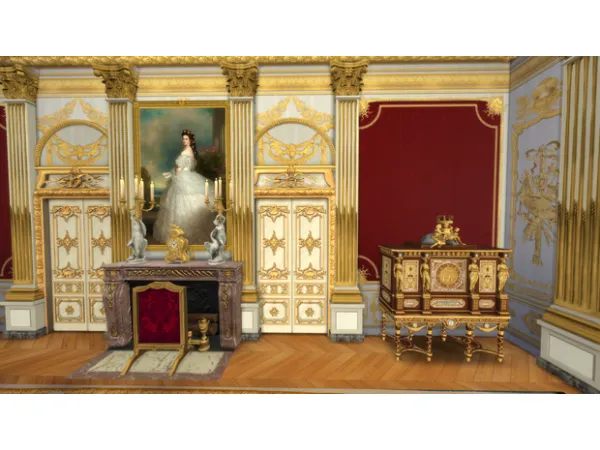 Alpha The Kings Velvet Set by TheMarbleMortal - The Sims 4 Custom Content