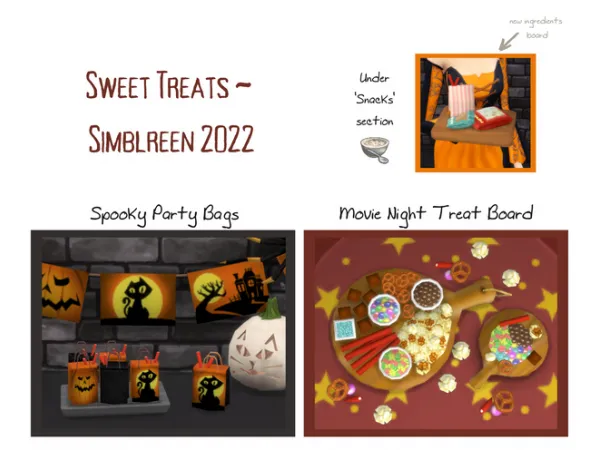 Maxis Match Some Goodies for Simblreen by Littlbowbub - The Sims 4 Custom Content