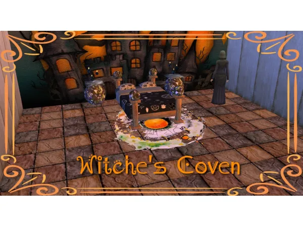 Maxis Match Witche's Coven by PurrSimity - The Sims 4 Custom Content