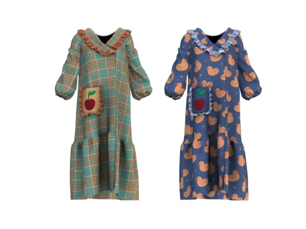 Alpha apple pocket pajamas - The Sims 4 Custom Content