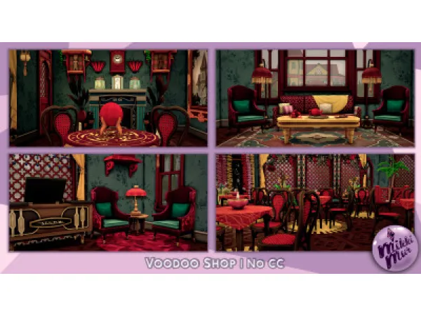 Maxis Match Voodoo Shop Sims 4 Build No - The Sims 4 Custom Content