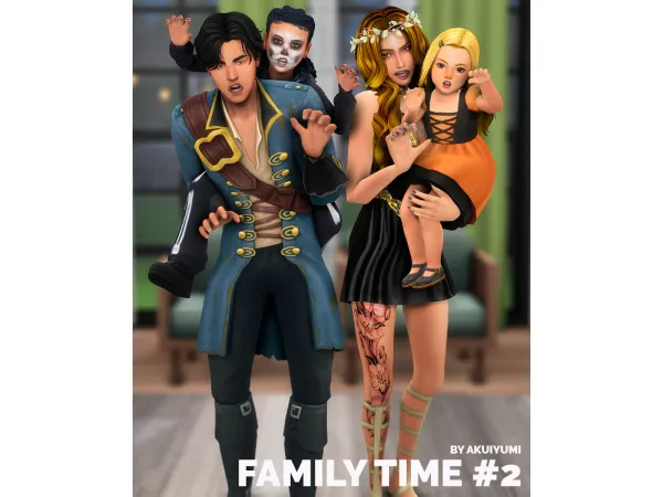 Mix FAMILY TIME 2 - The Sims 4 Custom Content