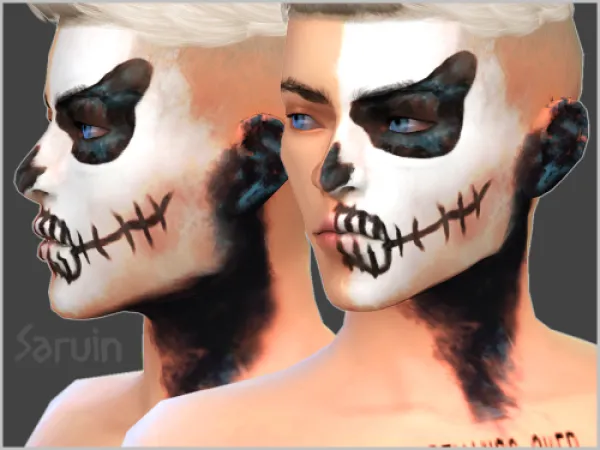 Maxis Match Darby Allin Facepaint - The Sims 4 Custom Content