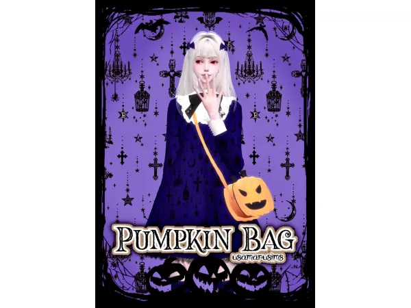Alpha Simblreen 2 Pumpkin Bag - The Sims 4 Custom Content