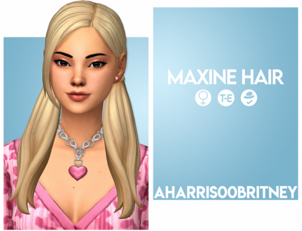 Maxis Match Maxine Hair by simsfinds - The Sims 4 Custom Content