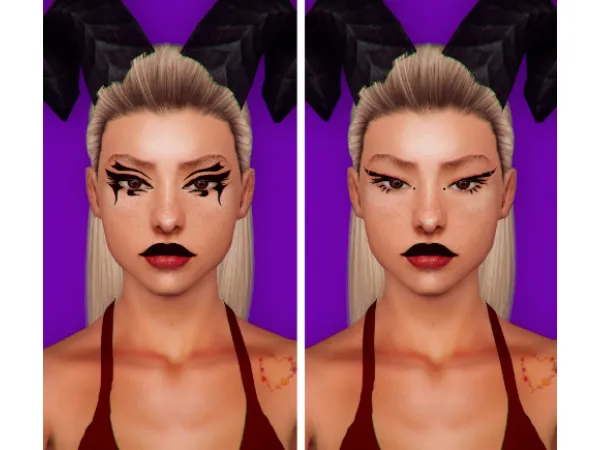 Simblreen Gift 3 2 Eyeliners - The Sims 3 Custom Content