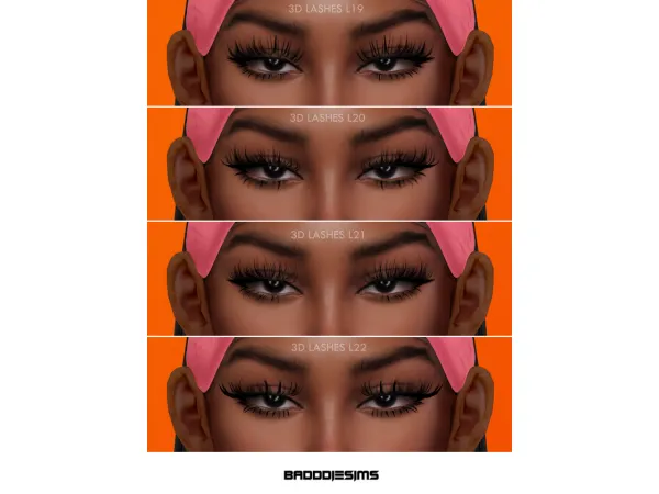 3D LASHES L19 L20 L21 L22
