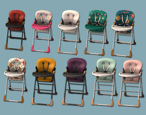 Leo Toddler Highchair Functional for by simsfinds - The Sims 2 Custom Content