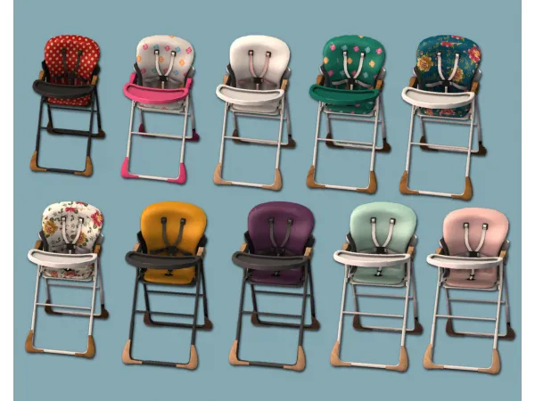 Leo Toddler Highchair Functional for - The Sims 2 Custom Content