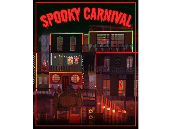 Spooky Carnival - The Sims 2 Custom Content