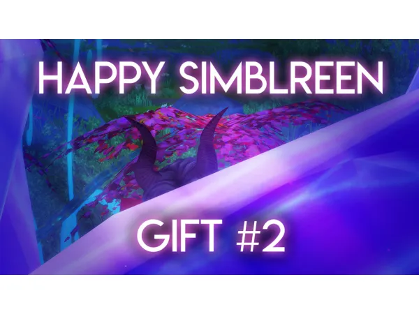 Maxis Match Creature Horns Simblreen Gift 2 - The Sims 4 Custom Content