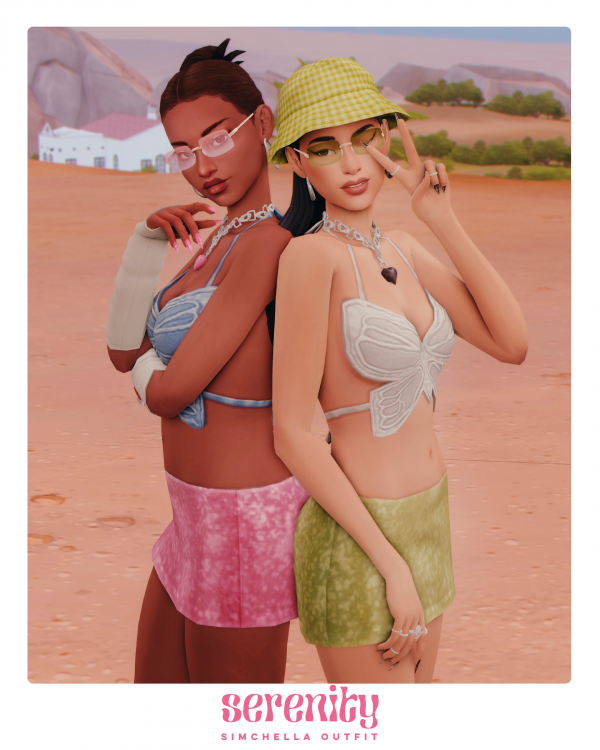 Maxis Match Simchella Outfit (5 items) by simsfinds - The Sims 4 Custom Content