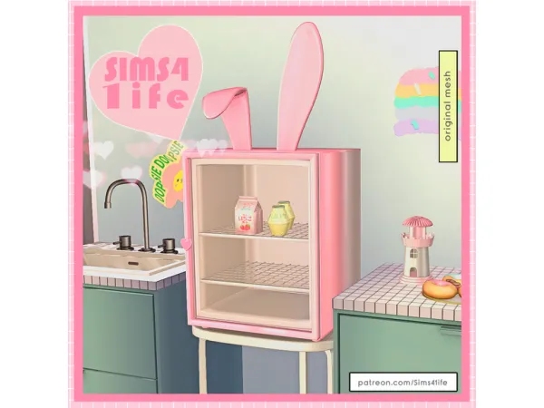 Bunny fridge FUNCTIONAL and deco version