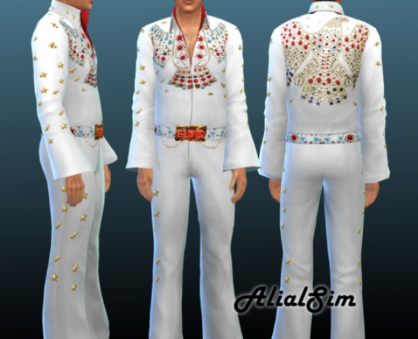 Maxis Match Elvis Suit by simsfinds - The Sims 4 Custom Content